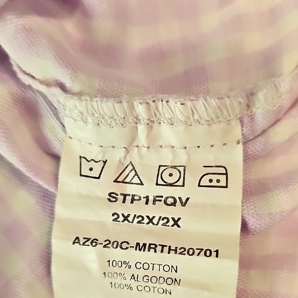 🍄 Lee Rider Checked Blouse, Size 2X - Picture 8 of 8